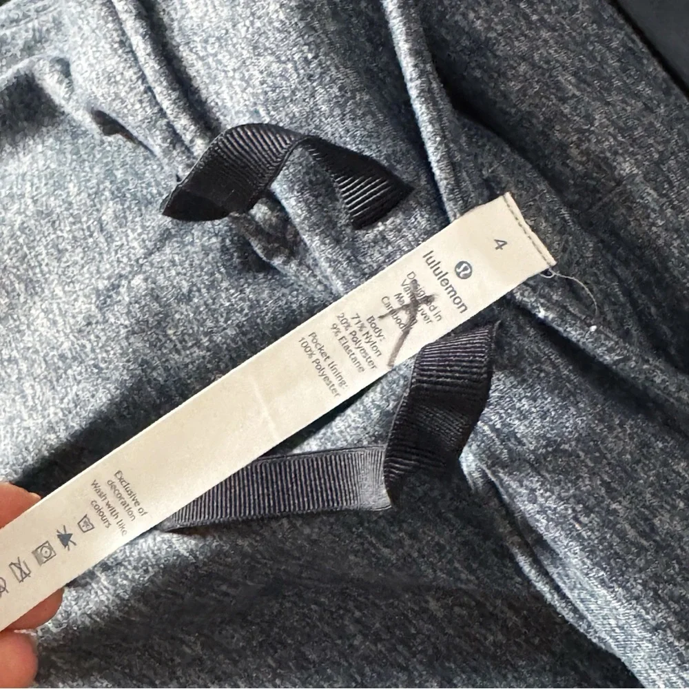 🌿Final Sale Lululemon Ready‎ to Rulu Blue Knit Joggers